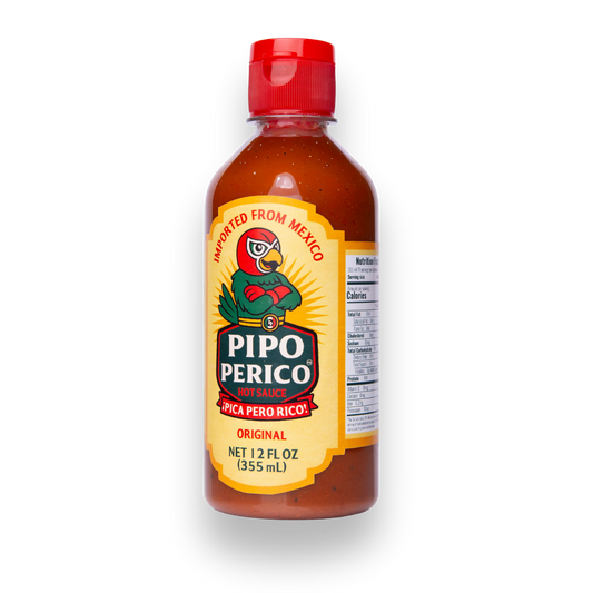 Case of 12 Bottles – Pipo Perico Original Hot Sauce – 12 FL OZ (355 mL)