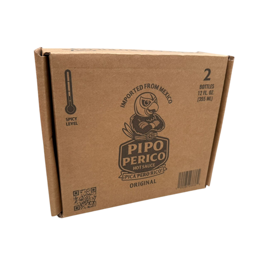 Pipo Perico Original Hot Sauce (Pack of 2) 12 fl oz (355 ml) each