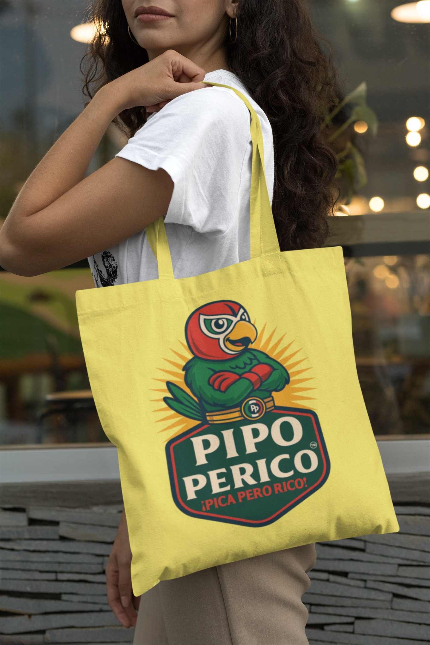 Pipo Perico Tote Bag – Spicy Style, Light Impact
