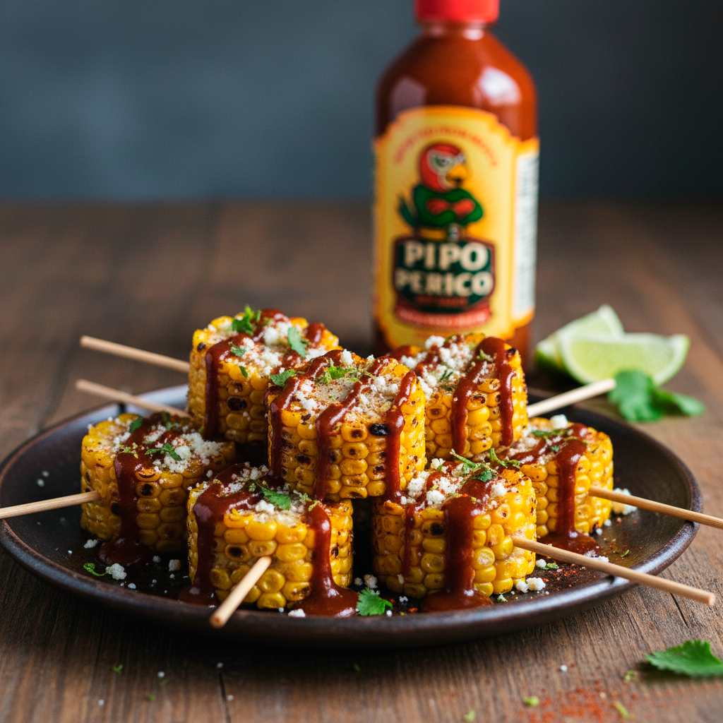 Spicy Mexican Street Corn Bites