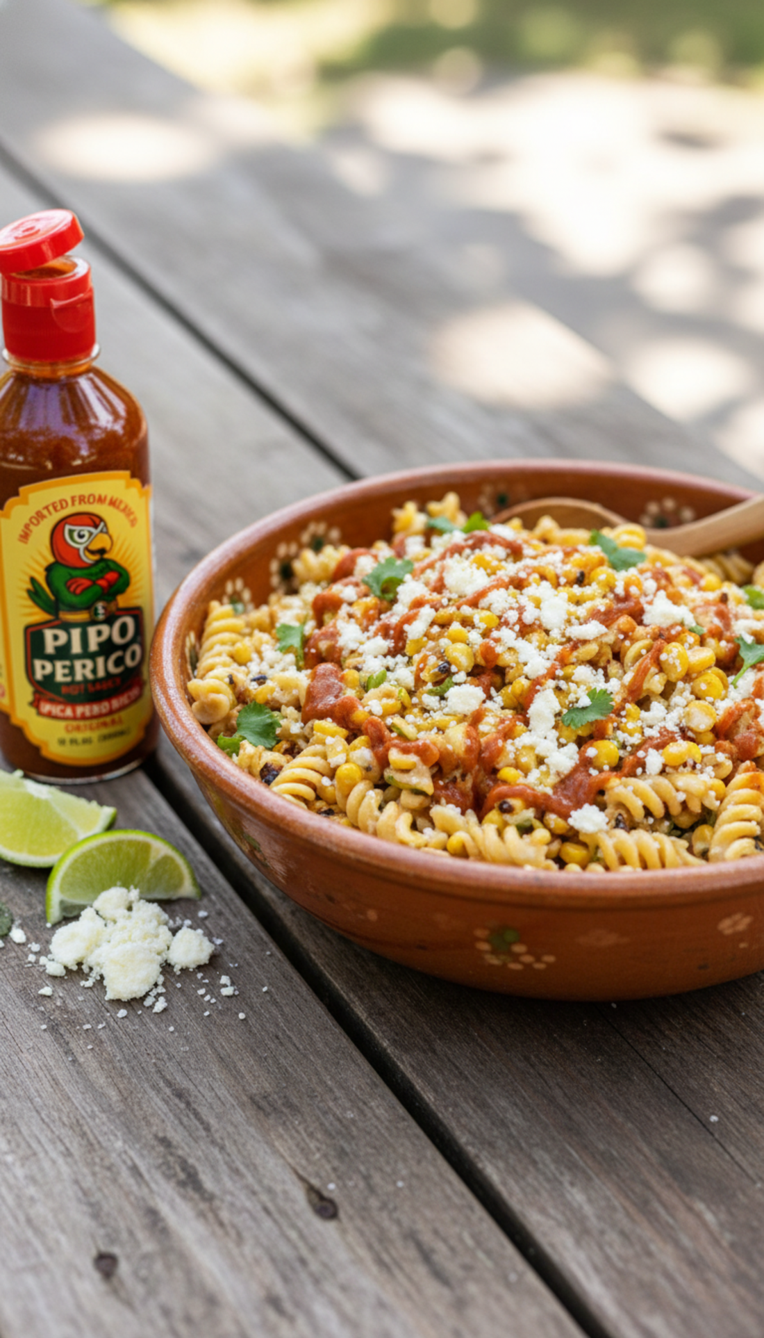 Pipo Perico Street Elote Pasta Salad