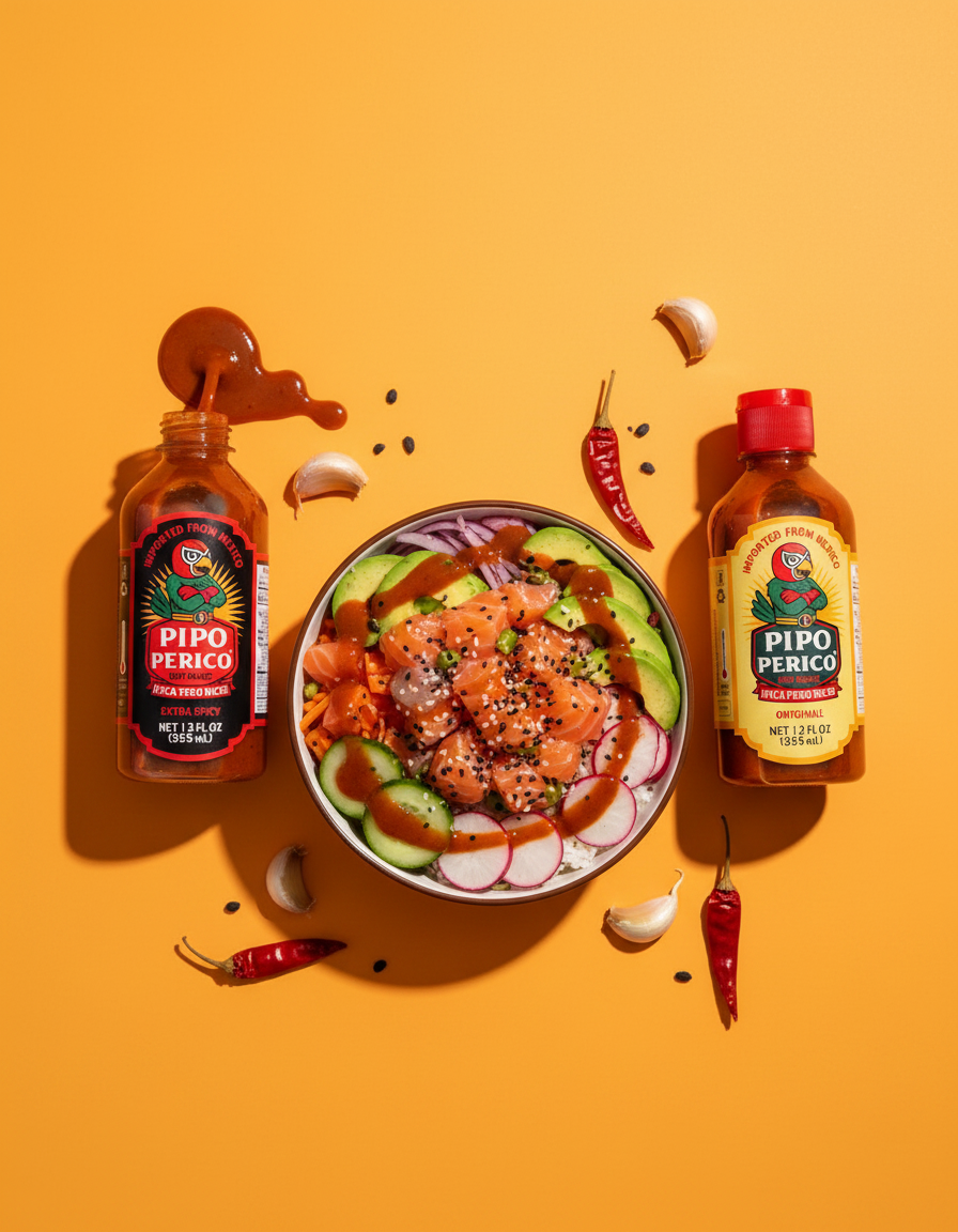 Pipo Perico Sweet-Heat Salmon Bowls