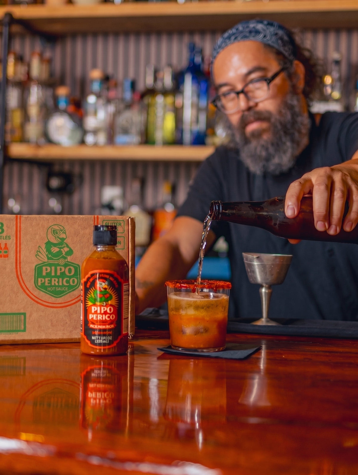 Pipo Perico Extra Spicy Michelada