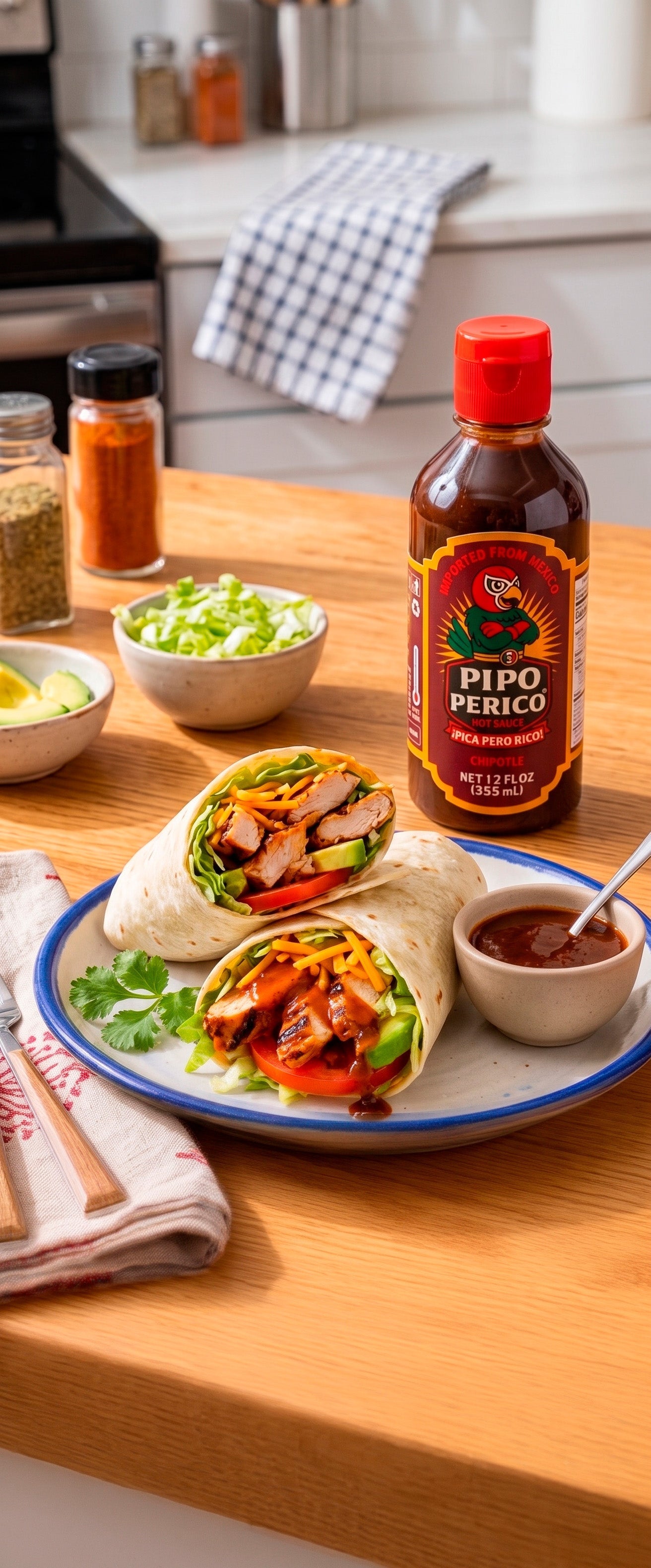 Pipo Perico Chipotle Chicken Wrap