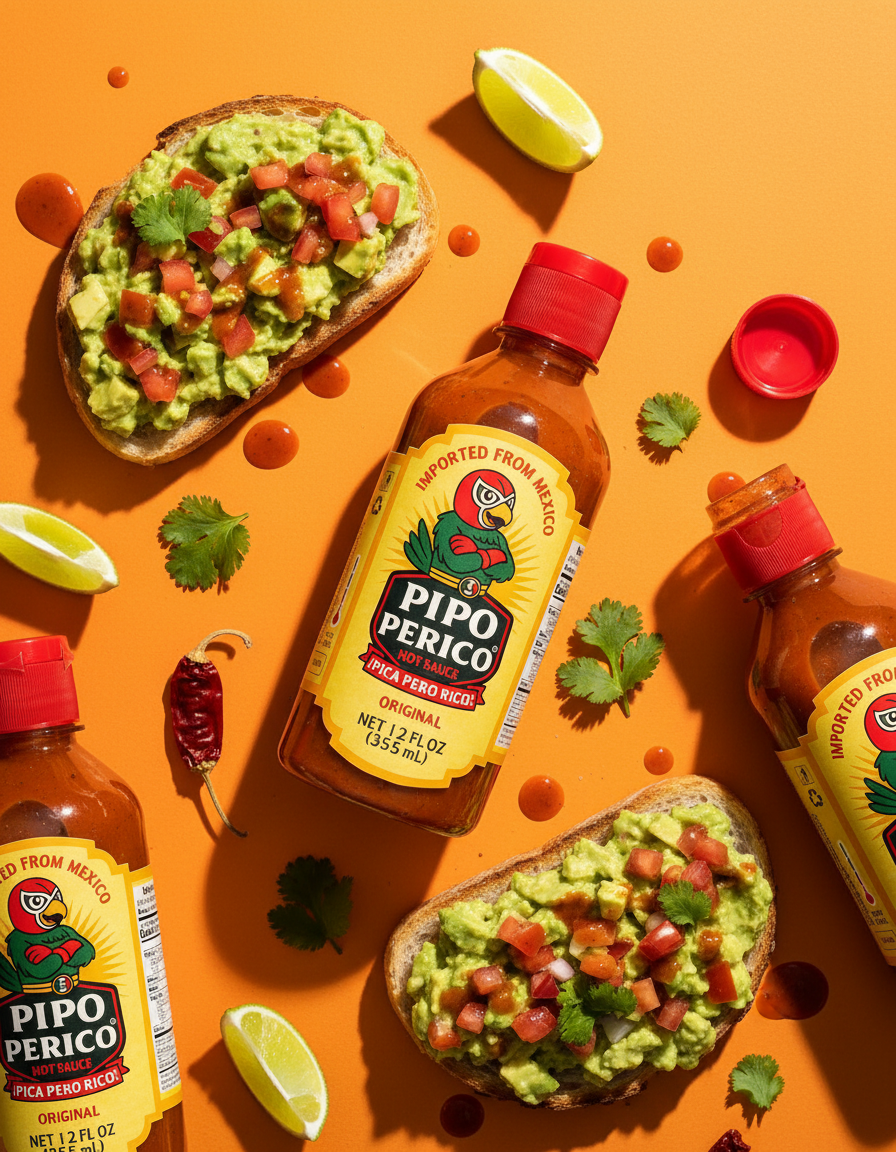 Spicy Guacamole Toasts