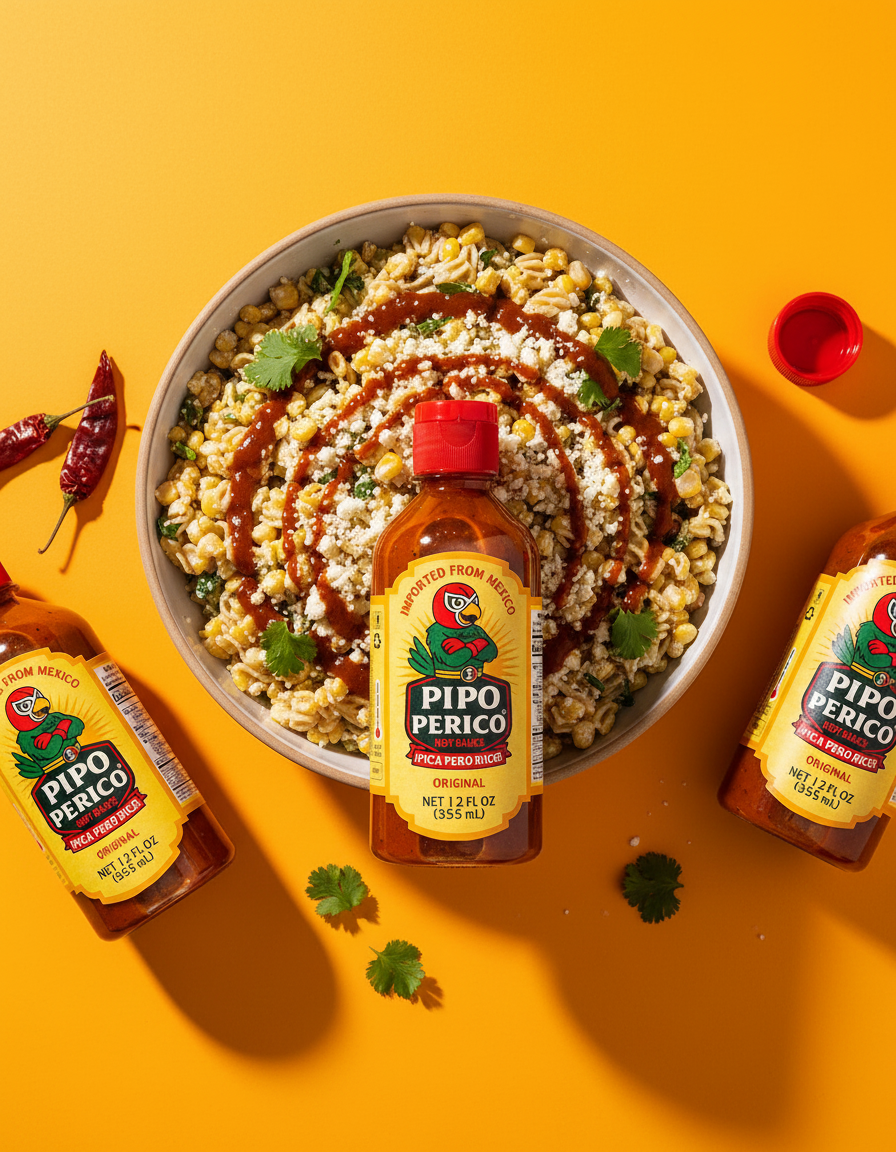 Pipo Perico Street Elote Pasta Salad