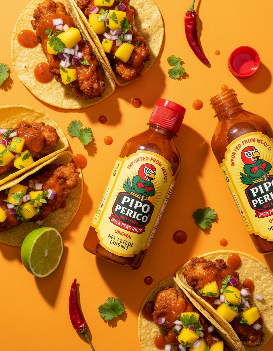 Pipo Perico Mango-Chile Chicken Tacos