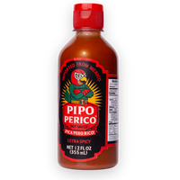 Paquete de Muestras, Salsa Picante Pipo Perico: Original, Extra Picante y Chipotle 12 FL OZ (355 mL) cada una