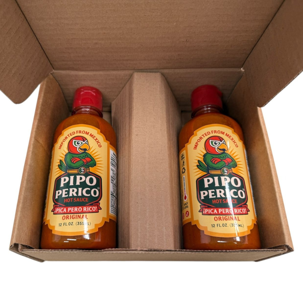 Pipo Perico Original Hot Sauce (Pack of 2) 12 fl oz (355 ml) each