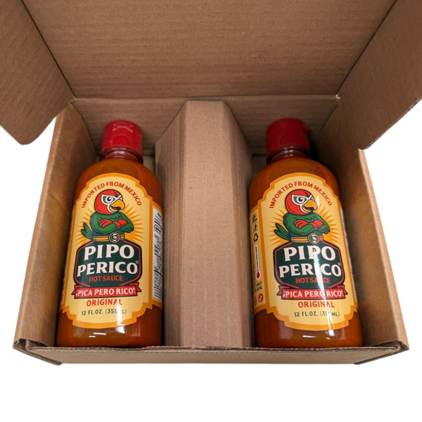 Paquete de 2, Salsa Picante Original Pipo Perico 12 FL OZ (355 mL) cada una
