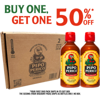 Pack of 2, Pipo Perico Original Hot Sauce 12 FL OZ (355 mL) each