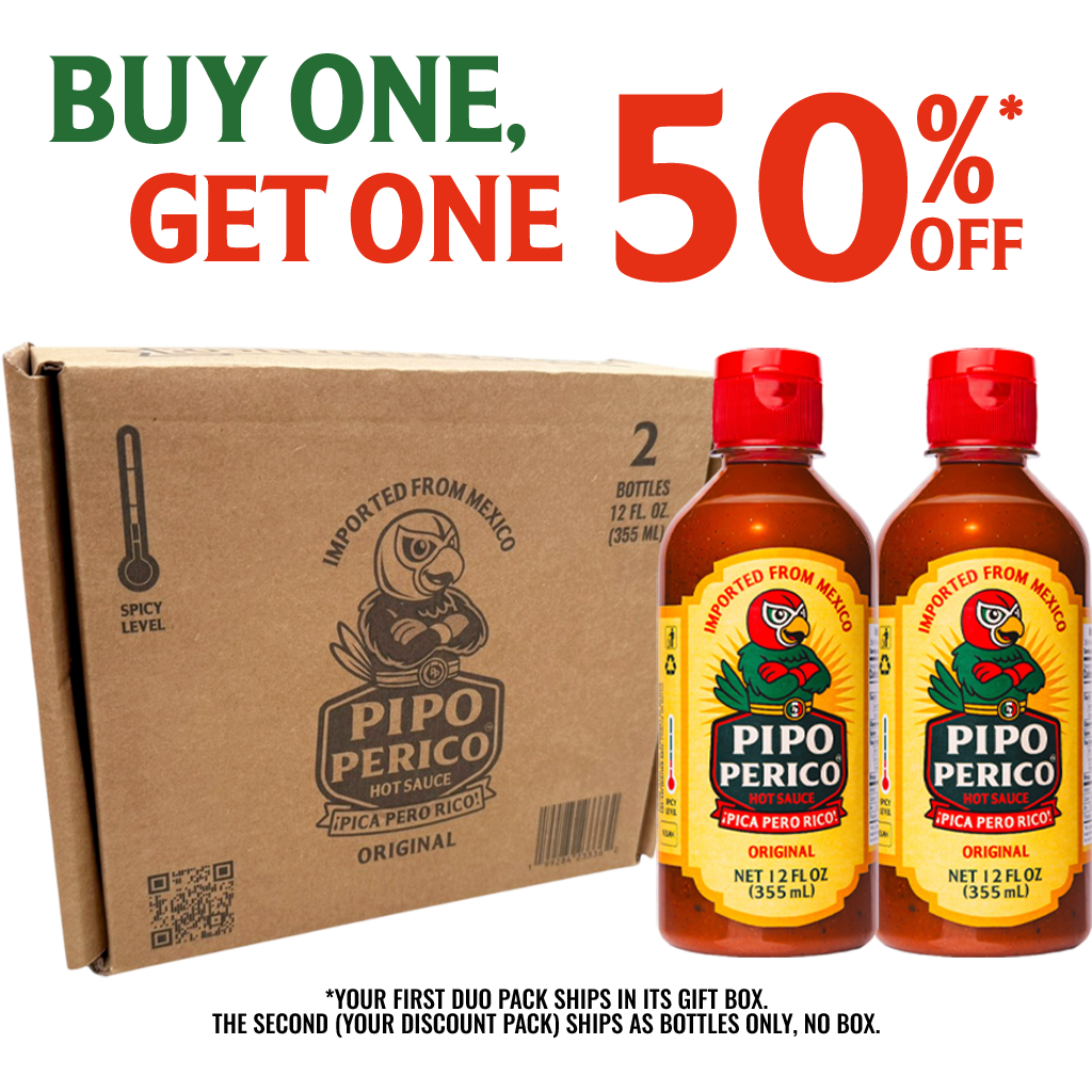 Pack of 2, Pipo Perico Original Hot Sauce 12 FL OZ (355 mL) each