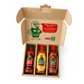 Paquete de Muestras, Salsa Picante Pipo Perico: Original, Extra Picante y Chipotle 12 FL OZ (355 mL) cada una