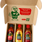 Paquete de Muestras, Salsa Picante Pipo Perico: Original, Extra Picante y Chipotle 12 FL OZ (355 mL) cada una