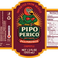Salsa picante Pipo Perico 12 fl. oz. (355 ml)