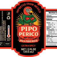 Salsa picante Pipo Perico 12 fl. oz. (355 ml)