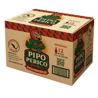 Caja con 12 Botellas de Salsa Pipo Perico – 12 fl oz (355 ml)