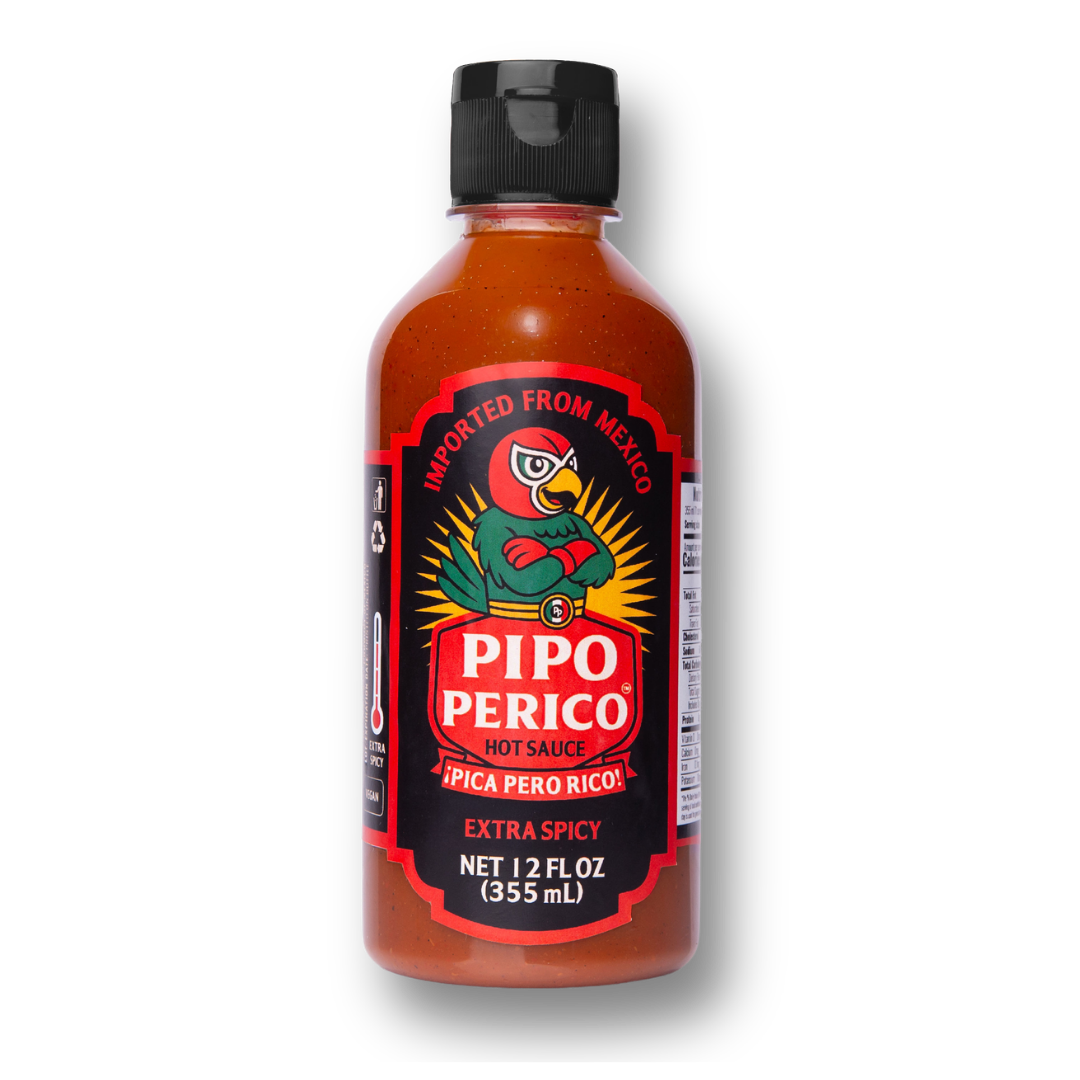 Extra Spicy, Pipo Perico Hot Sauce, 12 FL OZ (355 mL)