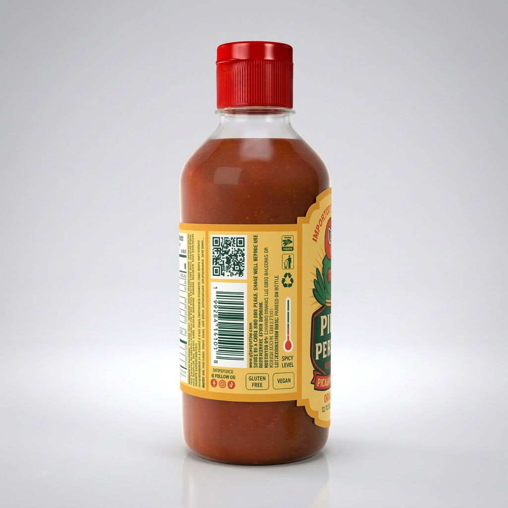 Pipo Perico Hot Sauce Original Flavor 12 fl oz (355ml)