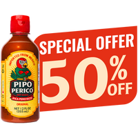 Original Flavor, Pipo Perico Hot Sauce, 12 FL OZ (355mL)