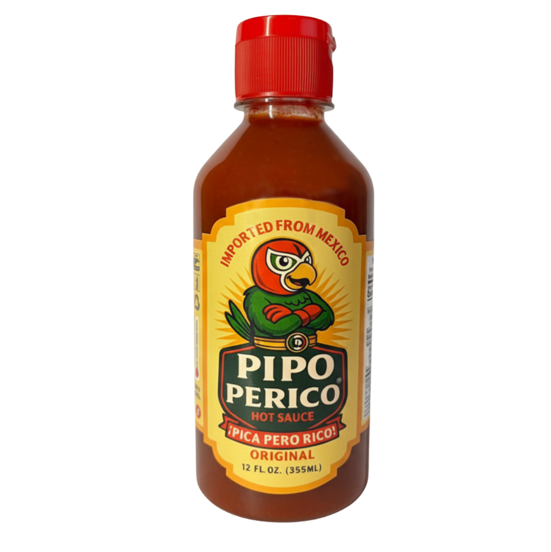 Pipo Perico Original Hot Sauce (Pack of 2) 12 fl oz (355 ml) each