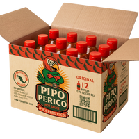 Case of 12 Bottles – Pipo Perico Original Hot Sauce – 12 FL OZ (355 mL)