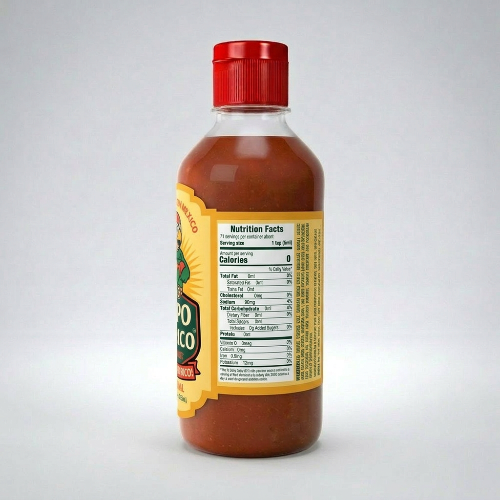 Pipo Perico Hot Sauce Original Flavor 12 fl oz (355ml)